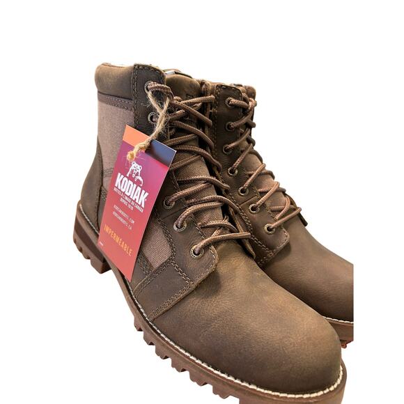 Kodiak Waterton Boot – Women's Lace-Up Shoe, Size 6.5 R, Waterproof Olive Brown - Picture 4 of 5